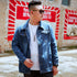 Oversize Denim Jacket Long Sleeve Jean Jacket Coats For Men